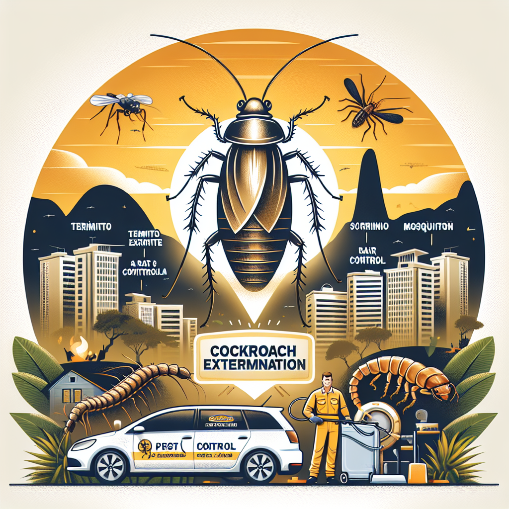 Controle de Pragas: Como Fazer a Dedetização de Baratas Eficiente